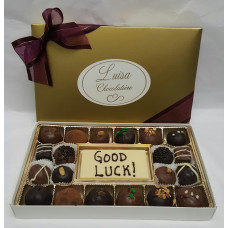 Truffles with Edible Greeting  