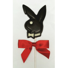 Sexy Chocolate Bunny Head lolly