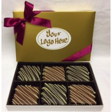 Honey Graham Crackers Dipped in Chocolate (Gift of 18)