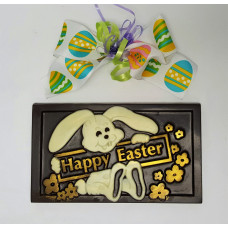 Bunny Happy Easter Chocolate Greeting