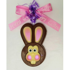 Bunny Head with chocolate and 2 Oreos