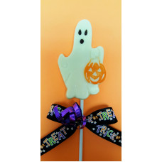 GHOST WITH PUMPKIN Lolly