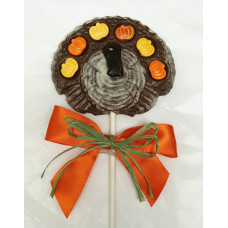 Turkey lolly with fanned tail - hand made 