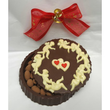 Chocolate Box with Cherubs on Lid