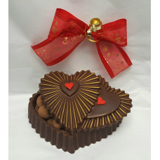 Heart Box with  Double Hearts Lid