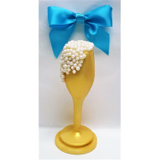 Champagne  Flute 3-D (hollow)