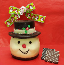 Snowman Head Cookie Jar