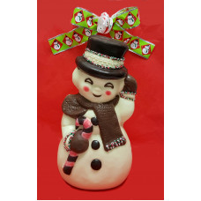 Snowman White Chocolate 3-D (Extra Large)