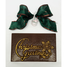 Christmas Greeting Chocolate Bar