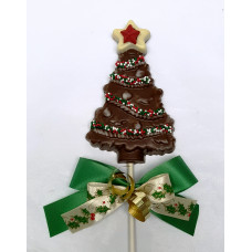 X-Mas Tree Lolly w / white star