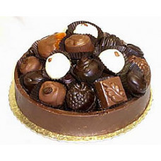 CHOCOLATE BOWL WITH TRUFFLES & CONFECTIONS