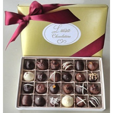 *Assorted  Chocolate Truffles/hand dipped (Gift of 24)